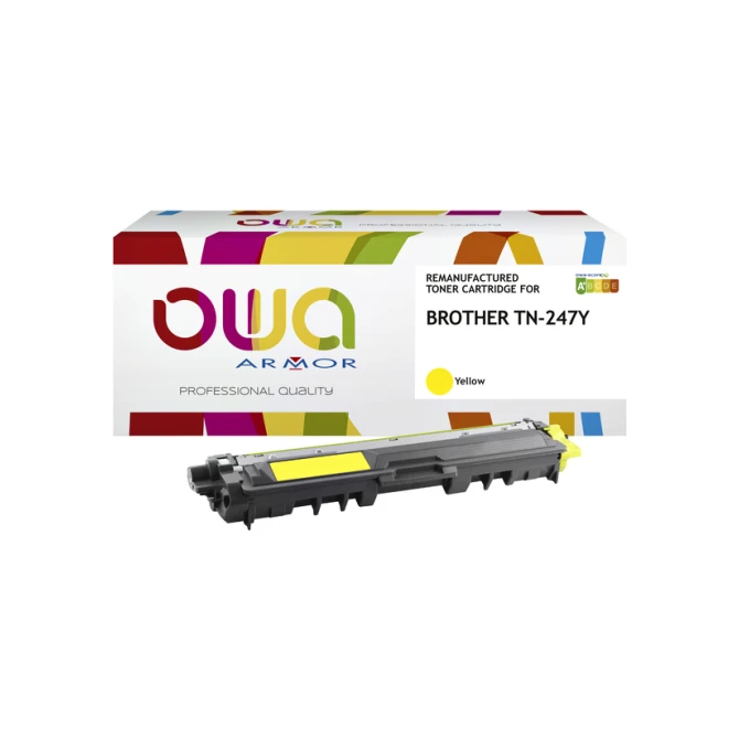 Toner OWA alternatief tbv Brother TN-247Y geel