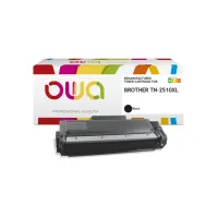 Toner OWA  alternatief tbv Brother TN-2510XL zwart
