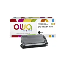 Toner OWA alternatief tbv Brother TN-3480BK zwart