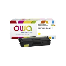 Toner OWA alternatief tbv Brother TN-421Y geel