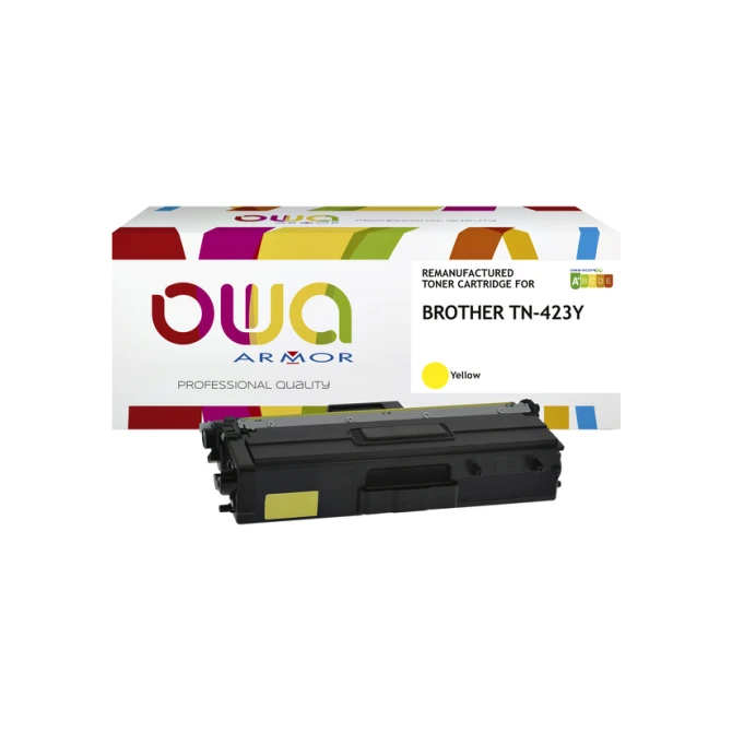 Toner OWA alternatief tbv Brother TN-423Y geel