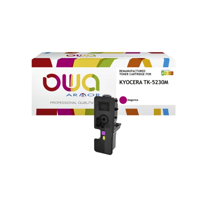Toner OWA alternatief tbv Kyocera TK-5230M rood
