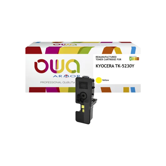 Toner OWA alternatief tbv Kyocera TK-5230Y geel