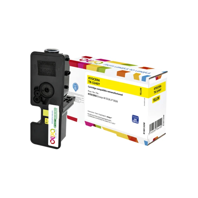 Toner OWA alternatief tbv Kyocera TK-5240Y geel