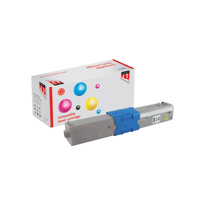 Toner Quantore alternatief tbv Oki 44973533 geel