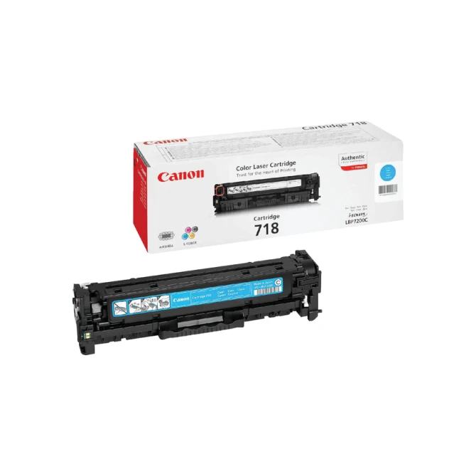 Tonercartridge Canon 718 blauw