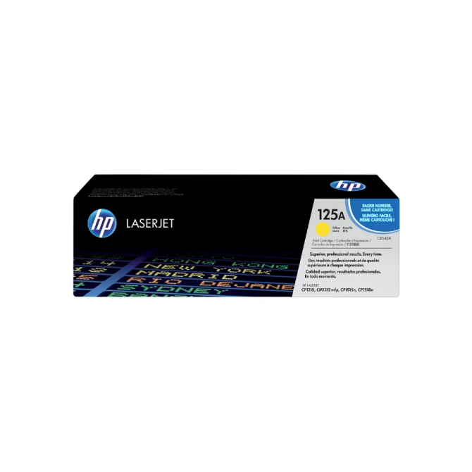 Tonercartridge HP CB542A 125A geel