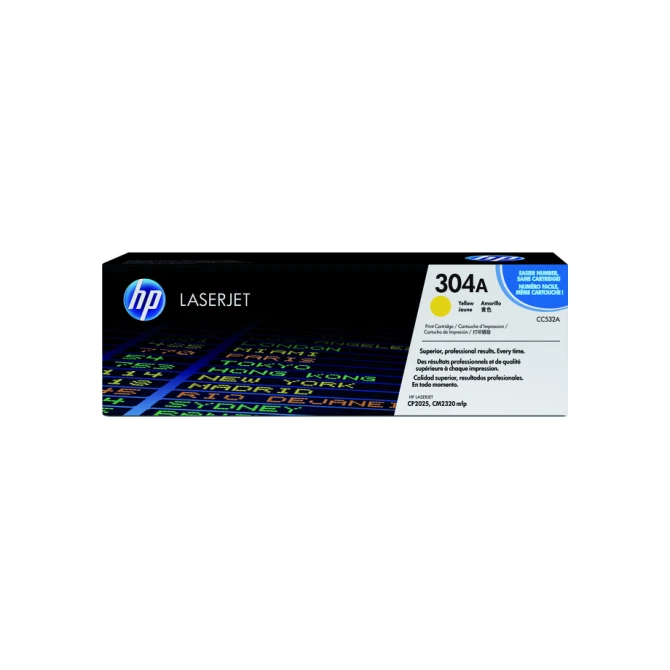 Tonercartridge HP CC532A 304A geel