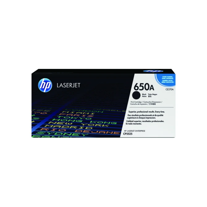 Tonercartridge HP CE270A 650A zwart