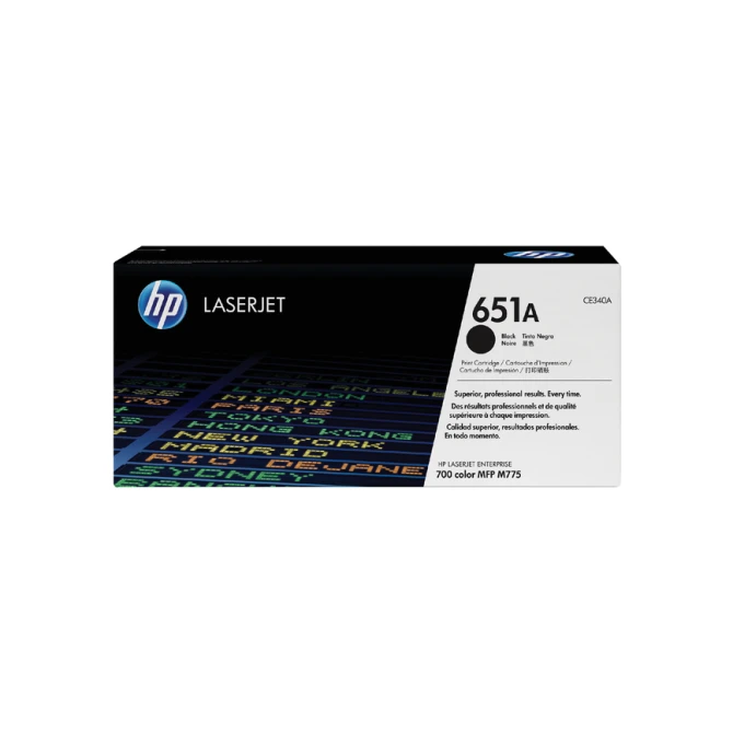 Tonercartridge HP CE340A 651A zwart