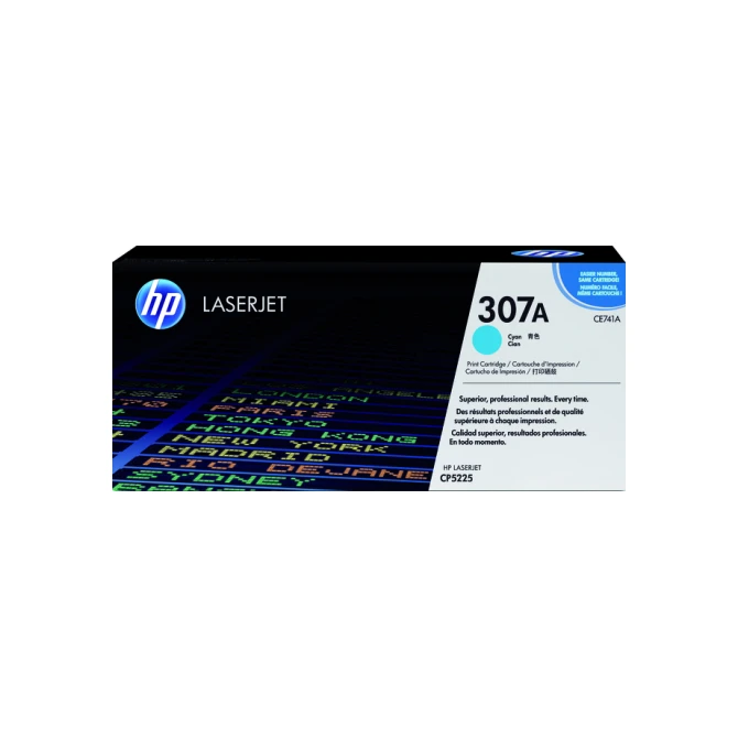 Tonercartridge HP CE741A 307A blauw