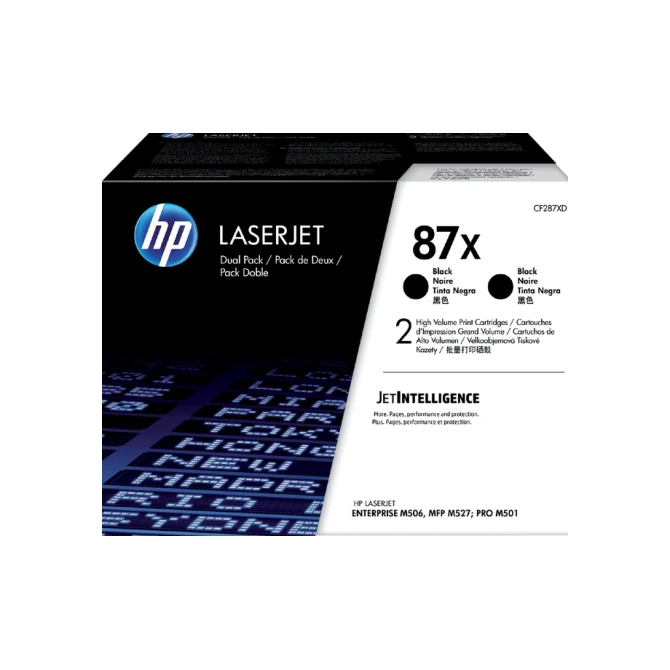 Tonercartridge HP CF287XD 87X zwart 2x