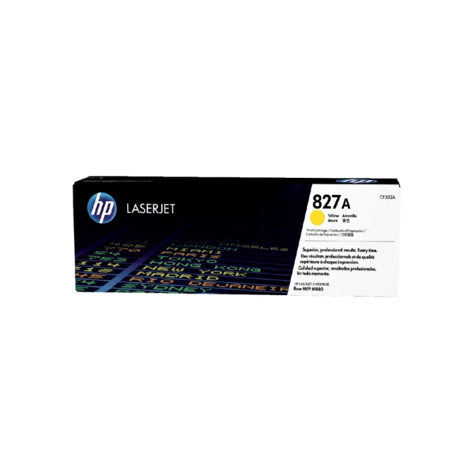 Tonercartridge HP CF302A 827A geel