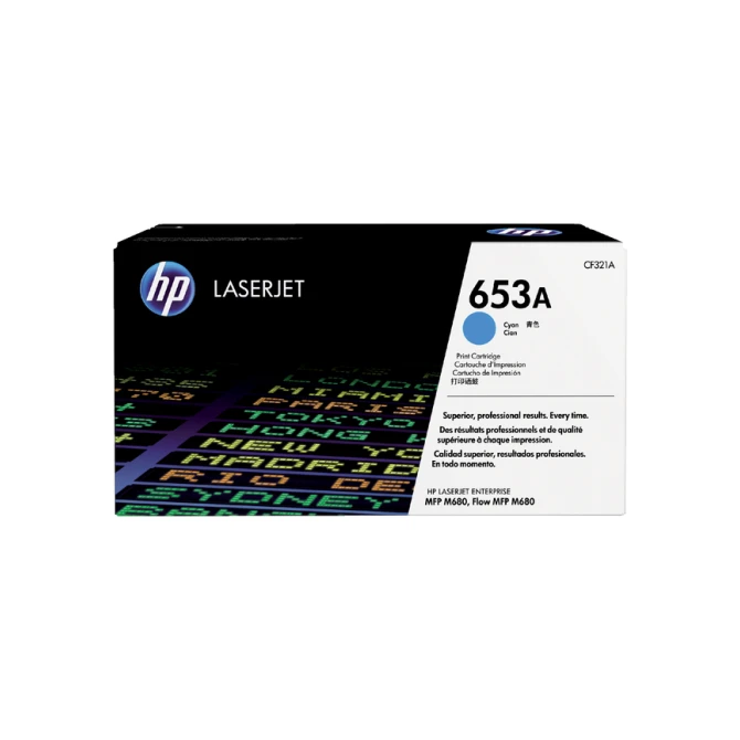 Tonercartridge HP CF321A 653A  blauw