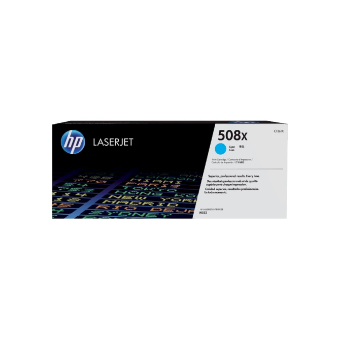 Tonercartridge HP CF361X 508X blauw