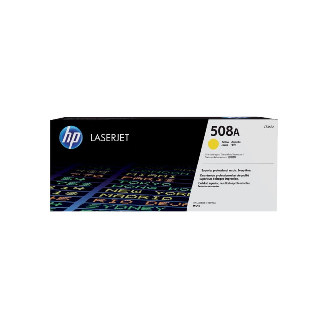 Tonercartridge HP CF362A 508A geel