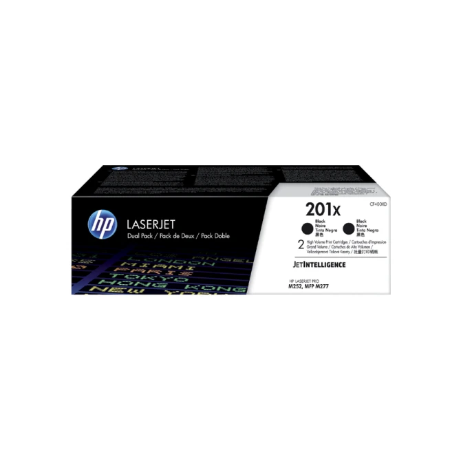 Tonercartridge HP CF400XD 201X zwart 2x