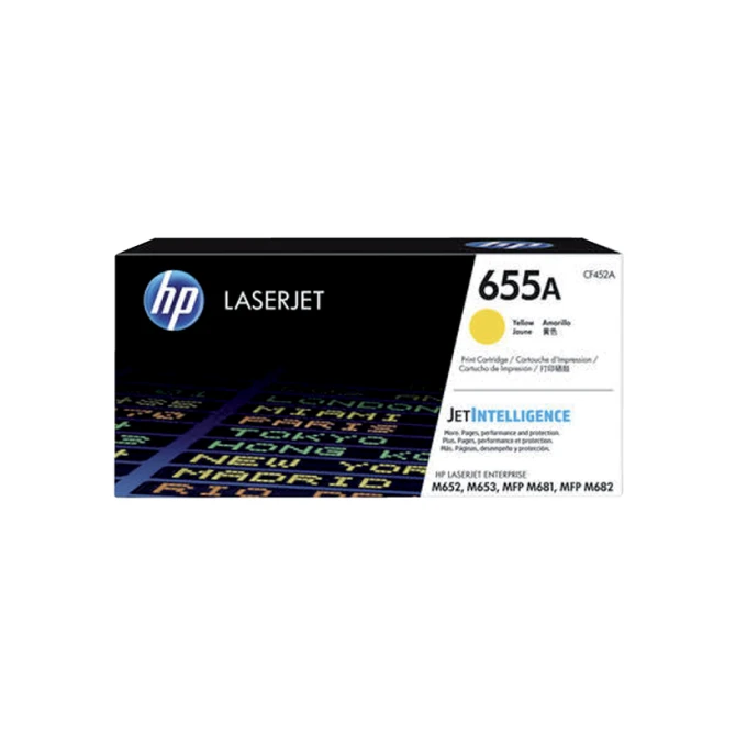 Tonercartridge HP CF452A 655A geel
