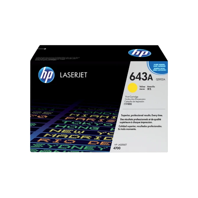 Tonercartridge HP Q5952A 643A geel