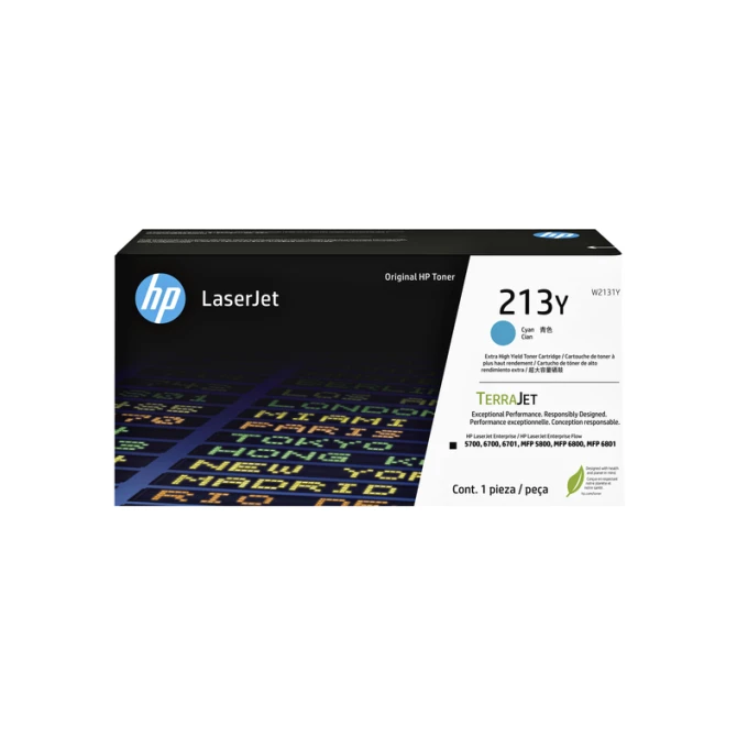 Tonercartridge HP  W2131Y 213Y blauw