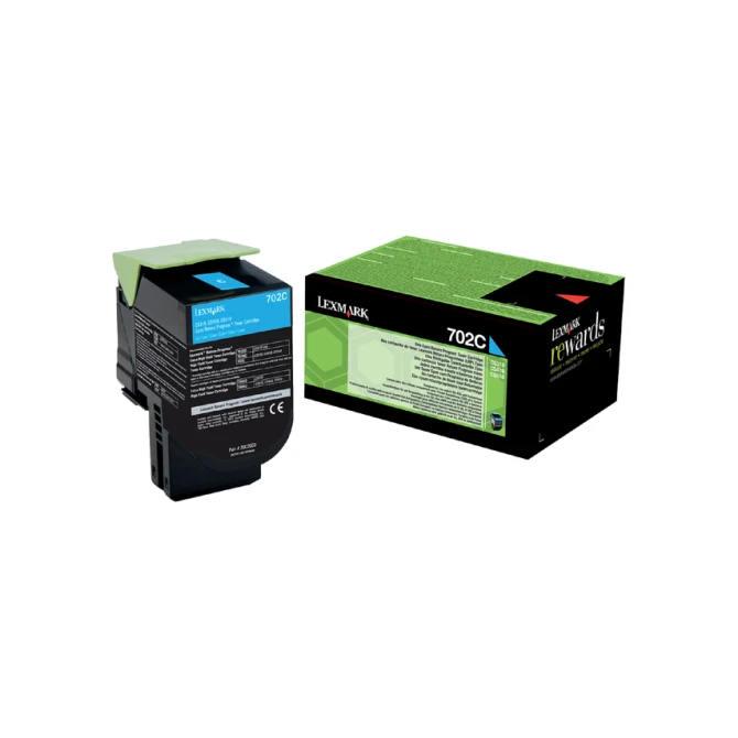 Tonercartridge Lexmark 70C20C0 prebate blauw