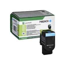 Tonercartridge Lexmark 71B20C0 blauw