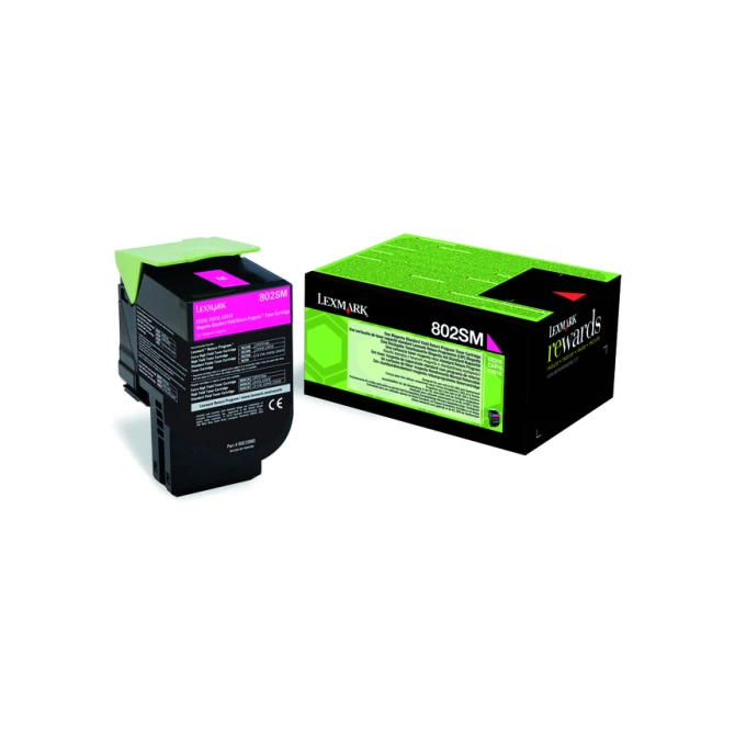 Tonercartridge Lexmark 80C2SM0 prebate rood