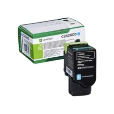 Tonercartridge Lexmark C242XC0 blauw