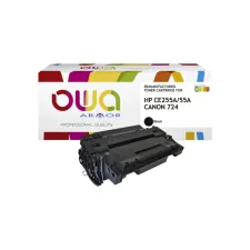 Tonercartridge OWA alternatief tbv HP CE255A zwart