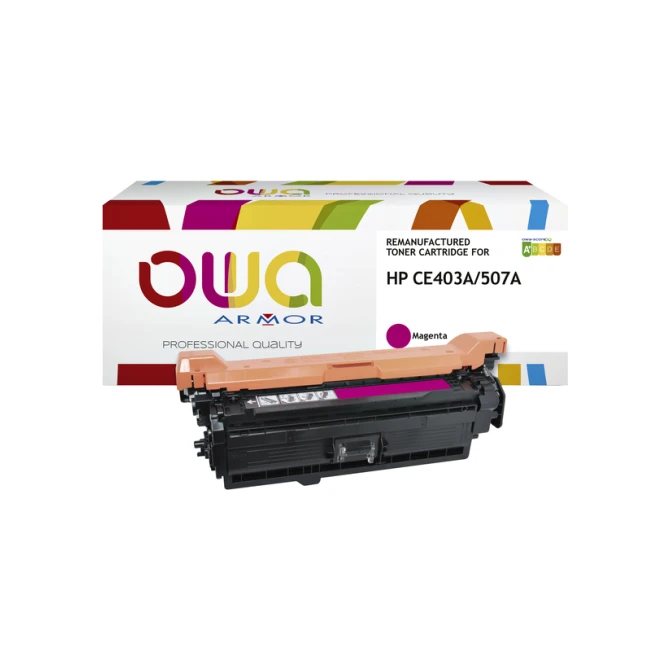 Tonercartridge OWA alternatief tbv HP CE403A rood