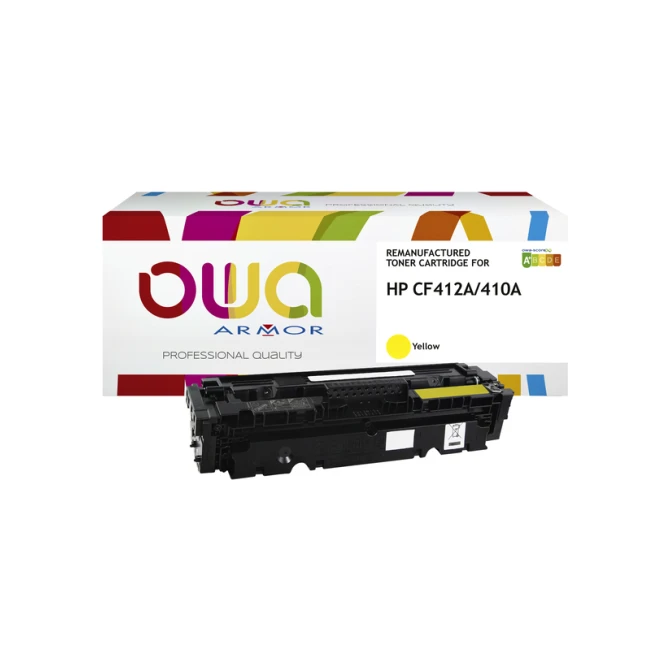 Tonercartridge OWA alternatief tbv HP CF412A geel