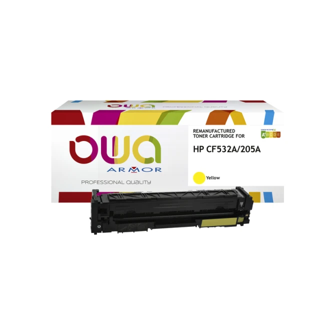 Tonercartridge OWA alternatief tbv HP CF532A geel