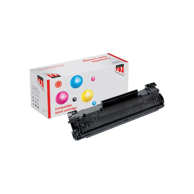 Tonercartridge Quantore alternatief tbv HP CB436A 36A zwart