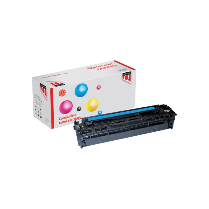 Tonercartridge Quantore alternatief tbv HP CB541A 125A blauw