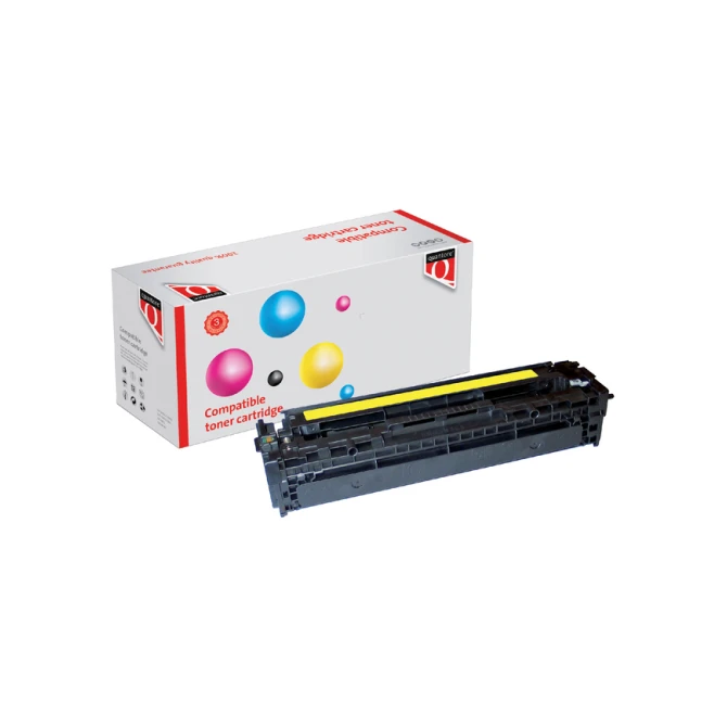 Tonercartridge Quantore alternatief tbv HP CB542A 125A geel