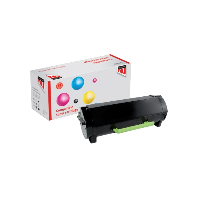 Tonercartridge Quantore alternatief tbv Lexmark 50F0HA0 zwart