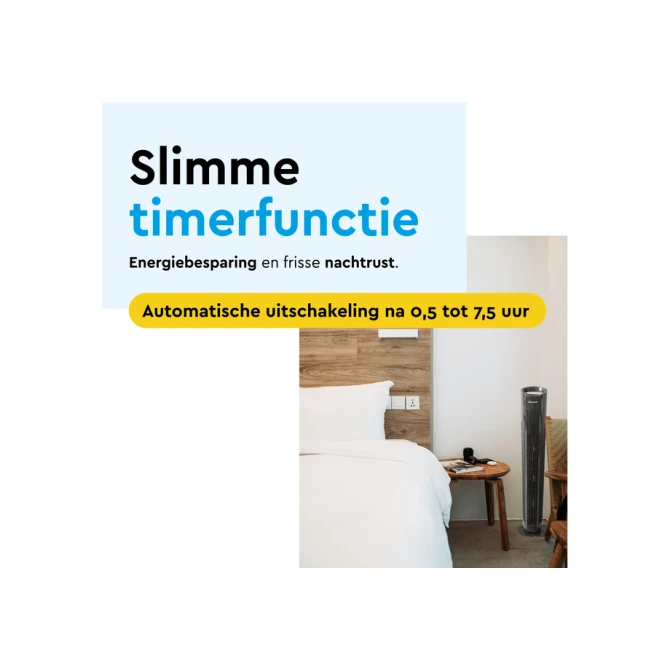 Torenventilator BRASQ F500 H79cm zwart