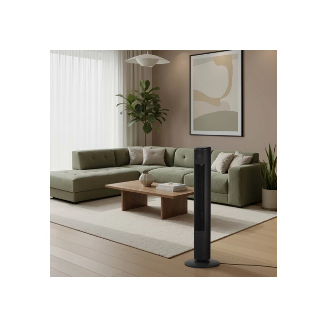 Torenventilator Inventum 75cm afstandsbediening zwart