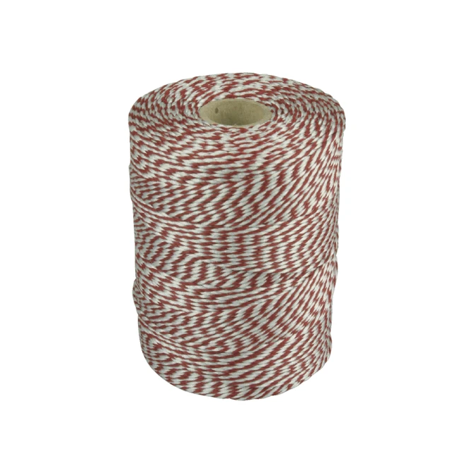 Touw Muller katoen 180 meter rood/wit