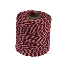 Touw Muller katoen 50 gram 45 meter rood/wit