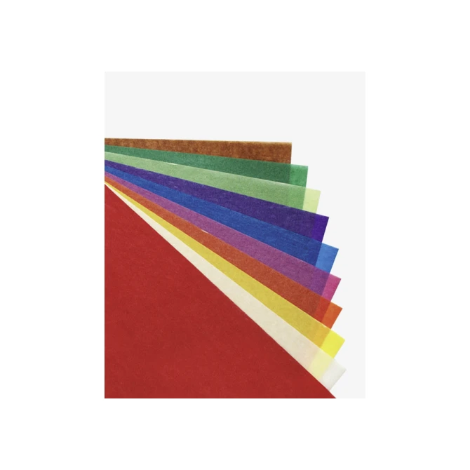 Transparant papier Folia 18.5x29.7cm 42gr 10 vel 10 kleuren