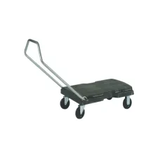 Transportkar Rubbermaid Triple Trolley inklapbaar 225kg zwart
