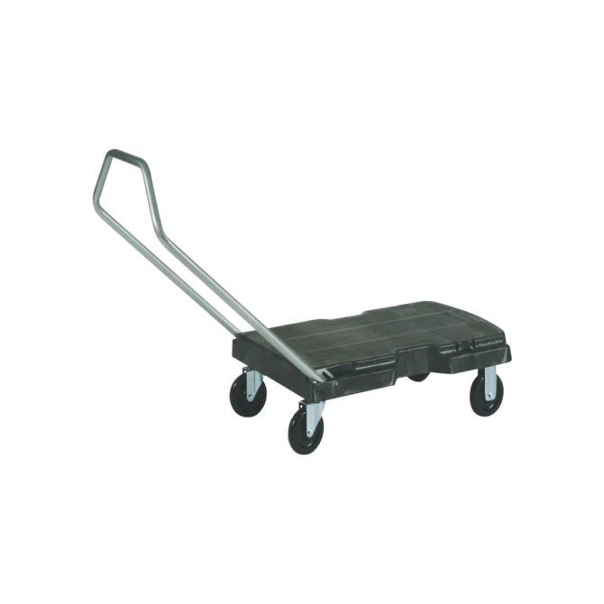 Transportkar Rubbermaid Triple Trolley inklapbaar 225kg zwart