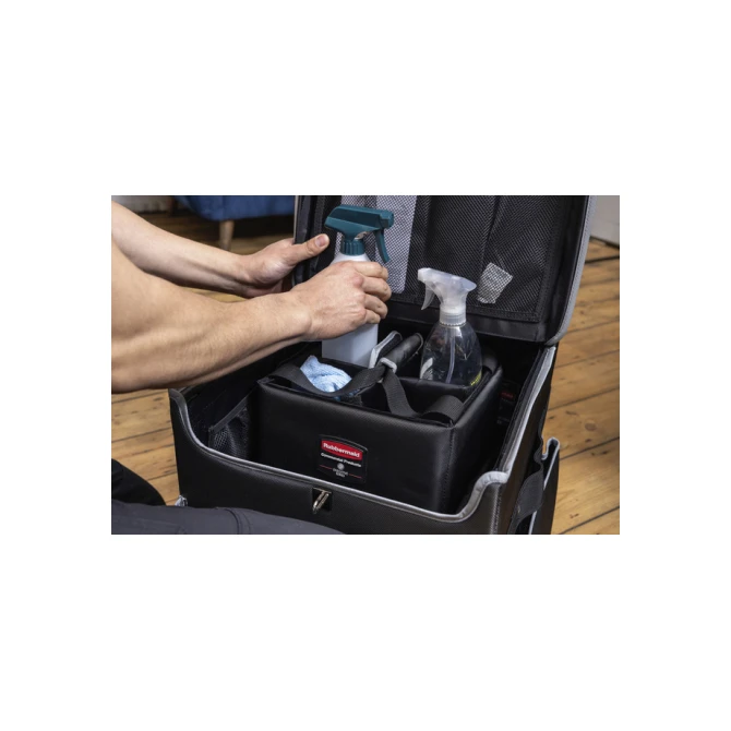 Trolley Rubbermaid Executive Quick Cart medium grijs