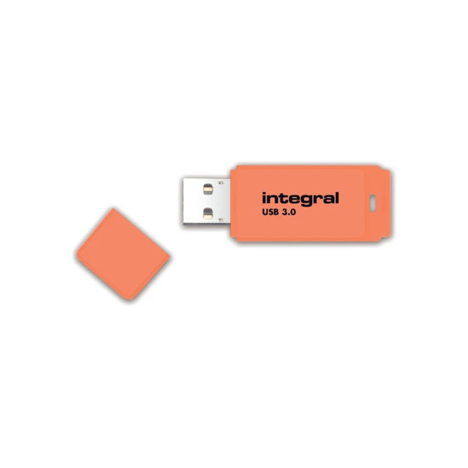 USB stick 2.0 Integral Neon USB-A 16GB oranje