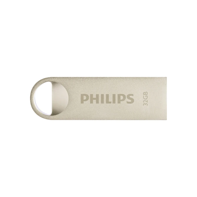 USB stick 2.0 Philips Moon USB-A 32GB zilver USB stick 2.0 Philips Moon USB-A 32GB zilver