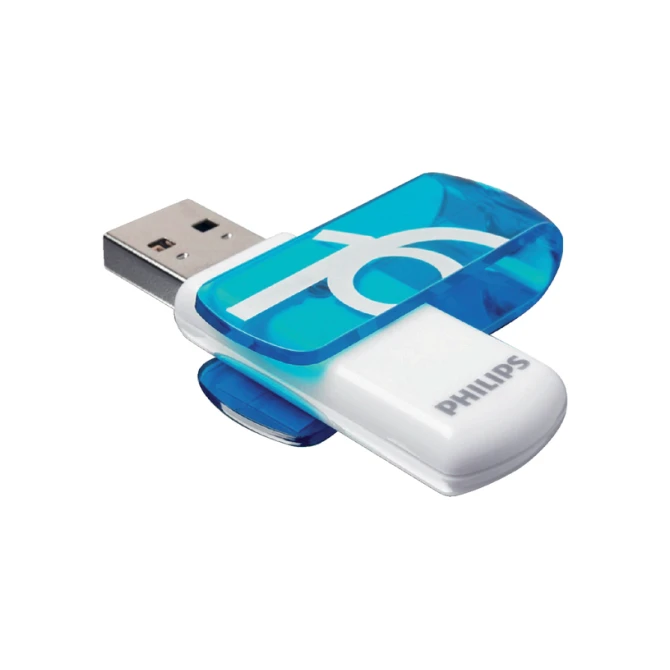 USB stick 2.0 Philips Vivid USB-A 16GB blauw