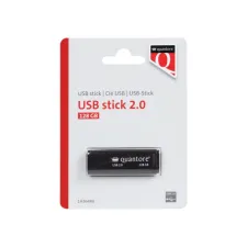 USB stick 2.0 Quantore USB-A 128GB zwart