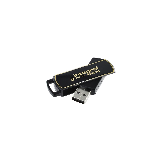 USB stick 3.0 Integral Secure 360 USB-A 256GB zwart