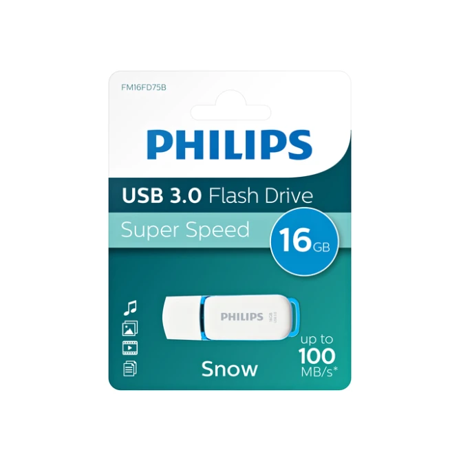 USB stick 3.0 Philips Snow USB-A 16GB blauw